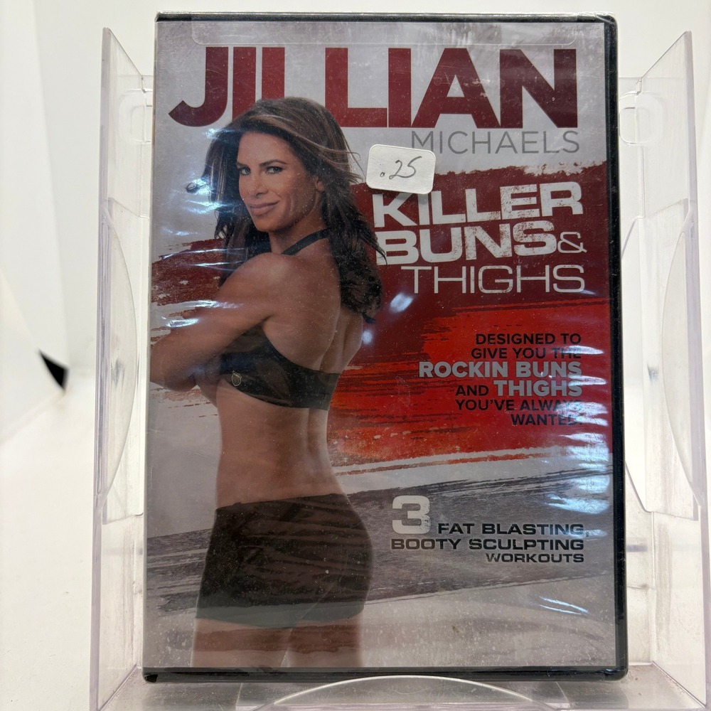 Jillian Michaels Killer Buns & Thighs DVD 3 Fat Blasting Workouts New Sealed